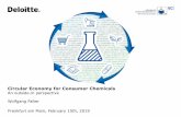 Circular Economy for Consumer Chemicals...• Promote technologies, business models and entrepreneurs that prevent ocean plastic waste and improve waste management and recycling. •