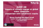 QUEST-GSI Impacts of climate change on global water ......• Penman-Monteith vs. Priestley Taylor – Baseline (CRU-TS3 1961-1990) 2050s A1B Models ‘Envelope’ range varies by