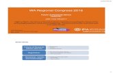 WA Regional Congress 2016 · 5/05/2016 2 FoFA: Background • Accountants exemption replaced by limited license under FoFA • Transition period for accountants from 1 July 2013 to