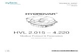 HVL 2.015 – 4€¦ · TECHNICAL SHEET Hydrovar HVL Modbus cod. 001085110 rev.A ed. 11/2016 . HVL 2.015 – 4.220 . Modbus Protocol & Parameters . HVL Software Version: 2.00