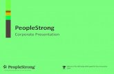 PeopleStrong...Inception of India’s fastest growing HR Startup •First customer and multi million HR deal •Investment by Lumis Partners The first survey with Business Today Rated