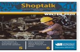 Shoptalk: Winter 2020 - Washington · Shoptalk is a Washington State Department of Ecology publication. In this newsletter, we share articles to help Washington state businesses with
