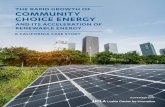 THE RAPID GROWTH OF COMMUNITY CHOICE ENERGY · 2020-02-19 · THE RAPID GROWTH OF CCAS 3| Introduction Customer choice in energy is spreading quickly. Eight U.S. states now allow