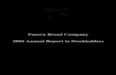 Panera Bread Company 2006 Annual Report to Stockholders · Panera Bread Company (Exact name of registrant as specified in its charter) Delaware 04-2723701 (State or other jurisdiction