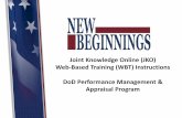 Joint Knowledge Online (JKO) Web-Based Training (WBT ... · certificate of completion . FOUO (8) For Technical Issues, contact the JKO helpdesk: JKOHelpDesk@jten.mil -or- (757) 203-5654