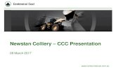 Newstan Colliery CCC Presentation · Reporting Period 1/12/2016 – 28/02/2017 Newstan Colliery – Miller Road , Fassifern. 15 Regulatory Instrument Change Development Consent DA