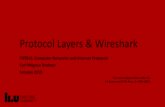 Protocol Layers & WiresharkTDTS11/timetable/2019/TDTS11-Le1...TDTS11 Protocol Layers & Wireshark Overview of lessons / labs • Two lessons to introduce the different labs • First