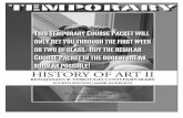 temporary - Palomar College · 2017-01-17 · Page: i history of art II temporary course packet introduction This temporary History of Art II Course Packet (Fourth Edition) was researched