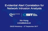 Evidential Alert Correlation for Network Intrusion Analysisstatisticalcyber.com/talks/XinHong.pdfEvidential Alert Correlation for Network Intrusion Analysis Xin Hong x.hong@qub.ac.uk