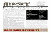 Barrel Racing Report... Fast Horses - Fast News - Since 2007 Jill … · 2016-03-09 · fast horses, fast news • No Bull, pg 43 ... Over 1,300 horses and riders will take up residence