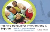 Positive Behavioral Interventions & Support Module 2 ...sst3pbisleadershipnetwork.weebly.com/uploads/2/7/3/2/27328863/8 … · Module 2: Developing Clear Schoolwide Expectations •