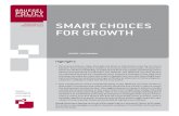 CONTRIBUTION SMART CHOICES FOR GROWTH · CONTRIBUTION SMART CHOICES FOR GROWTH Georg Zachmann whereas Spain achieves the EU median. Again, Finland and Sweden achieve the highest ranks