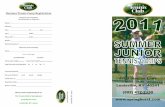 Summer Tennis Camp Registration - Amazon Web Services€¦ · QuickStart Camp ages 4-7 Offered for either full day or half day Our QuickStart Tennis Camp offers tennis, fun, and games