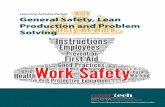 Learning Activity Packet General Safety, Lean Production ... · All safety glasses, goggles, face shields or helmets should properly fit the user. Safety glasses with side shields