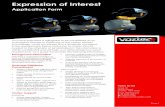 Expression of Interest - Voztecvoztec.com/pdf/EXPRESSIONOFINTEREST_Application.pdf · Expression of Interest Application Form Voztec Pty Ltd Level 10, 68 Pitt Street, Sydney, NSW