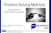 Problem Solving Methods · Theory of nonlinear dynamics and feedback control Behaviour of humans Cognitive and social psychology, economics and other social sciences. 14. System Dynamics
