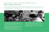 Bangladesh Leave No One Behind ok … · The Bangladesh national coalition has collaborated informally with UNDP and WHO for technical support and resource mobilization. It has engaged