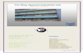 Tung Hai Knit Fashion Ltd.bluemoonfashionsltd.com/images/factoryPdf/Tex.pdf · Corporate responsibility Production activities Tex Way Company Profile 2011 - 1 ... 10 Auto Snap Button