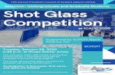 Shot Glass Competition Flyer 2020 - American Ceramic Society · The team whose shot glass survives the greatest fall will be the winners! P ar t i c i p at i o n i s f i r s t - c