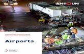 Airports - antoun.com.au · Services we offer for airports Expedient Pavements We specialise in concrete services that are quicker, faster and stronger than anyone else with our wholly