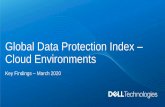 Global Data Protection Index Cloud Environments · Global Data Protection Index – Cloud Environments Key Findings –March 2020. Internal Use ... Hadoop) IoT/End Point Robotic process