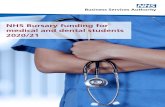 NHS Bursary funding for medical and dental students 2020/21 Bursary... · NHS Bursary Funding for Medical and Dental Students 2020/21 (1) 06.2020 4 Disclaimer Students should not