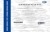 CERTIFICATO - pasquali-microwavesystems.com · certificato. nr. 50 . 10. 0 10411 - rev. 005. si attesta che / this is to certify that,/6,67(0$48$/,7¬', the quality system of. pasquali