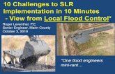 Roger Leventhal, P.E. Senior Engineer, Marin County ... · Roger Leventhal, P.E. Senior Engineer, Marin County October 3, 2019 *One flood engineers mini-rant…