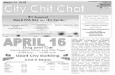 Building Board Members Udall Community Building benefit ...siterepository.s3.amazonaws.com/179/mar_2016.pdf · Page 4 City Chit Chat REGULAR COUNCIL MEETING CITY OF UDALL Monday,