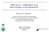 HBV Cure – Definition and New Drugs in Development · HBV Cure – Definition and New Drugs in Development Harry L.A. Janssen Francis Family Chair of Hepatology Director Toronto