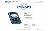 SERVICE MANUAL Level 1&2 · 2010-04-18 · Nokia 1280 RM-647 Service Manual Level 1&2 7 Confidential Copyright © 2010 NOKIA All rights reserved Version 1.0 ISSUE 1 4. CARE AND MAINTENANCE