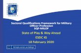 Sectoral Qualifications Framework for Military Officer Profession … Temp Docs for... · 2020-02-21 · SLIDE 5 State of Play 1/2 Key trends - Military officer of the future (complete)