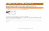 Kaltura in D2L Guide - Langara iWeb · limited features). There are also a number of free third-party and retail desktop applications available, such as Avidemux and AVS Video Editor.