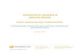 RENOVATE AMERICA GREEN BOND - Sustainalytics · 2017-04-21 · Renovate America, Inc. (“Renovate America”) developed a green bond framework under which it intends to issue ...