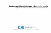 Intern/Resident Handbook99c9f404ed2b9ef6cdad-55f3de7d1fd4b1fe4612435bb7cdccad.r5.cf2… · to be raised prior to the start date, although unpaid internships are an option. Internship/Residency