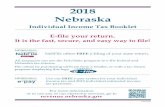 2018 Nebraska · If you have an authorized IRS tax preparer e-file your return, Nebraska will grant you an automatic extension to file. If you e-file your own return using software