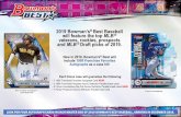 2019 Bowman’s Best Baseball will feature the top MLB ... · Veterans and Rookies Base Card 2019 Bowman’s® Best Base Cards will feature the most collectible veterans, rookies,