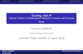 Scoring with R - Free · Dominique Desbois (2008),\Introduction to Scoring Methods: Financial Problems of Farm Holdings", CS-BIGS, 2(1): 56-76. Objectives: analysis of the causes