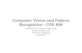 Computer Vision and Pattern Recognition -COE 406coeng.uobaghdad.edu.iq/.../09/Computer-Vision-and-Pattern-Recognit… · Harris detector and matching Introduction to Convolutional