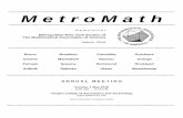 M e t r o M a t h - MAA Sections | Mathematical ...sections.maa.org/metrony/newsletters/news2016.pdf · BoG at JMM 2016 President Francis Su called the meeting to order and read the