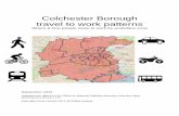 Colchester Borough travel to work patterns to … · travel to work patterns Where & how people travel to work by workplace zone September 2015 Adapted from data from the Office for