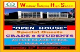 “OPEN HOUSE” · Chairman Br. Muhammad Riaz visited WIHS on Nov. 26, 2015 and discussed various issues with the Students, Teachers and Principal. Sh.Yousuf Wahb , Imam RCIC Mosque