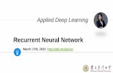 Recurrent Neural Networkmiulab/s108-adl/doc/200317...Outline Language Modeling N-gram Language Model Feed-Forward Neural Language Model Recurrent Neural Network Language Model (RNNLM)