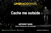 Cache me outside - Umbraco Spark · Cache me outside ANTHONY DANG HEAD OF TECHNOLOGY, THE COGWORKS ... Partial Cache Output Cache / Donut Cache Custom Inline (method-level) Cache