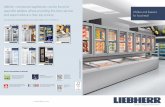 Liebherr commercial appliances can be found at specialist ... · Good reasons to choose Liebherr Product presentation Easy cleaning and servicEnergy efficiency ing Productivity Highest