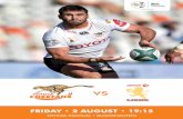 vs - cheetahgameday.co.zacheetahgameday.co.za/wp-content/uploads/2019/08/CurrieCLions.pdf · I would like to wish the teams and match officials good luck for the match and for the