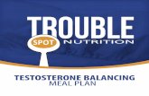 MANAGING TESTOSTERONE - Trouble Spot Nutrition · 2017-10-17 · reported testosterone booster). 3. Zinc. Zinc deficiencies can reduce the body’s production of testosterone. Recommended