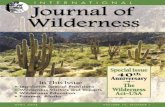 Journal of Wildernessijw.org/wp-content/uploads/2004/12/Vol-10.No-1.Apr-04small.pdf · implications for wilderness management. Next, Mike McBride, wilderness advocate and owner of