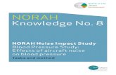 NORAH Noise Impact Study Blood Pressure Study: Effects of aircraft noise on blood pressure Tasks and