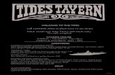 Tides Tavern Online Menu - Phase 2 6/17/2020 آ  tides tavern bloody mary 8 tides tavern mimosa 8.5 deck
